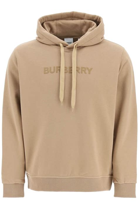 Shop Burberry Ansdell Drawstring Hoodie 